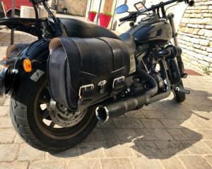 Sacoche Myleatherbikes Harley Dyna Street Bob_109